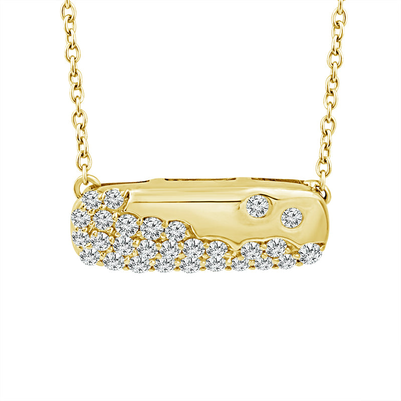 Diamond Fashion Pendant 0.20 ct tw 10k Yellow Gold-PF10293A78Y0