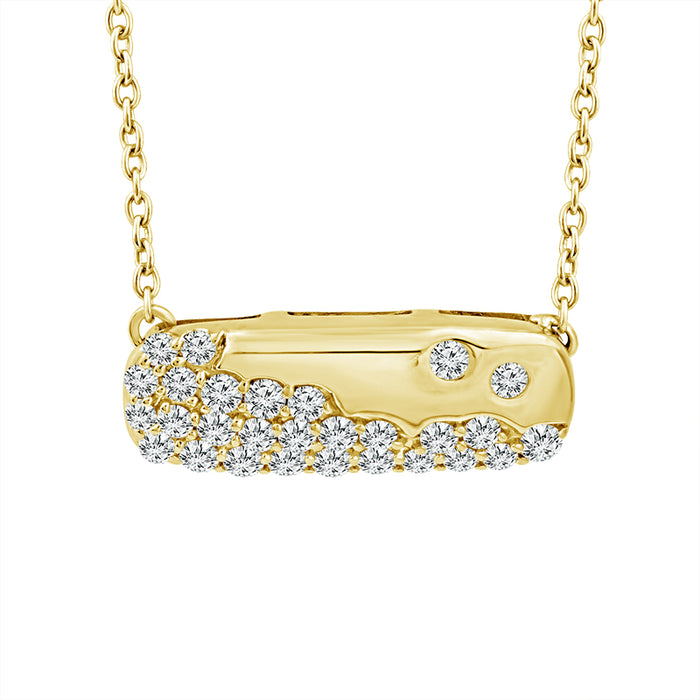 Diamond Fashion Pendant 0.20 ct tw 10k Yellow Gold-PF10293A78Y0