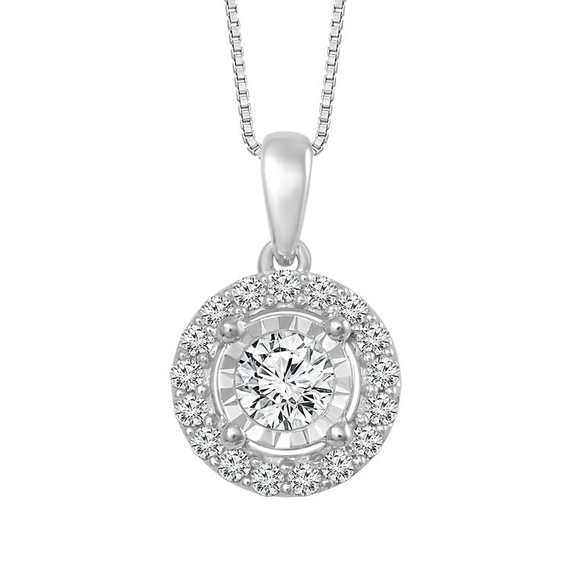Diamond Fashion Pendant 0.40 ct tw 10k White Gold-PF3454A66W0BC