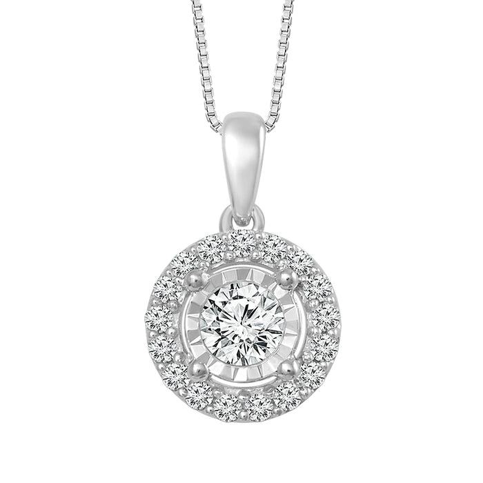 Diamond Fashion Pendant 0.40 ct tw 10k White Gold-PF3454A66W0BC