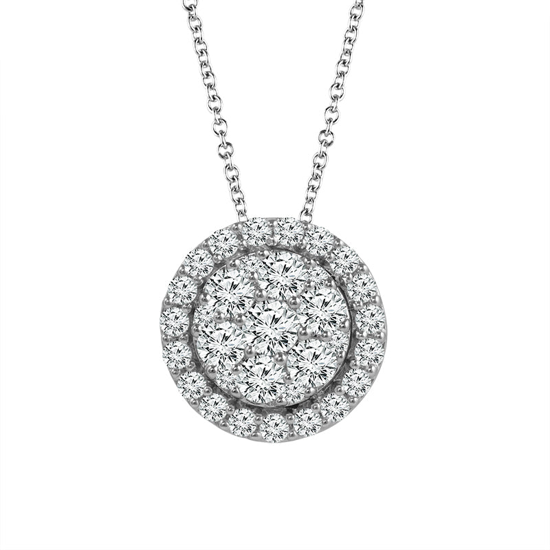 Diamond Fashion Pendant 0.40 ct tw 14k White Gold-PF4509A78W4