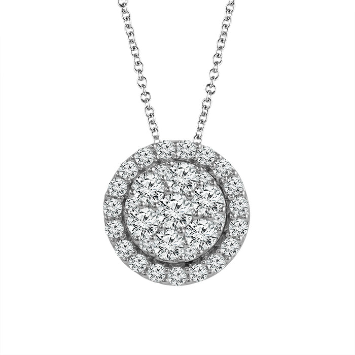 Diamond Fashion Pendant 0.40 ct tw 14k White Gold-PF4509A78W4