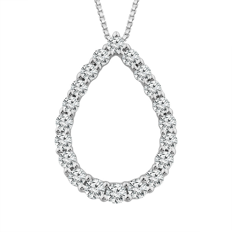 Diamond Fashion Pendant 0.25 ct tw 14k White Gold-PF5661A78W4BC