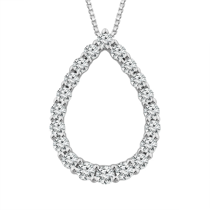 Diamond Fashion Pendant 0.25 ct tw 14k White Gold-PF5661A78W4BC