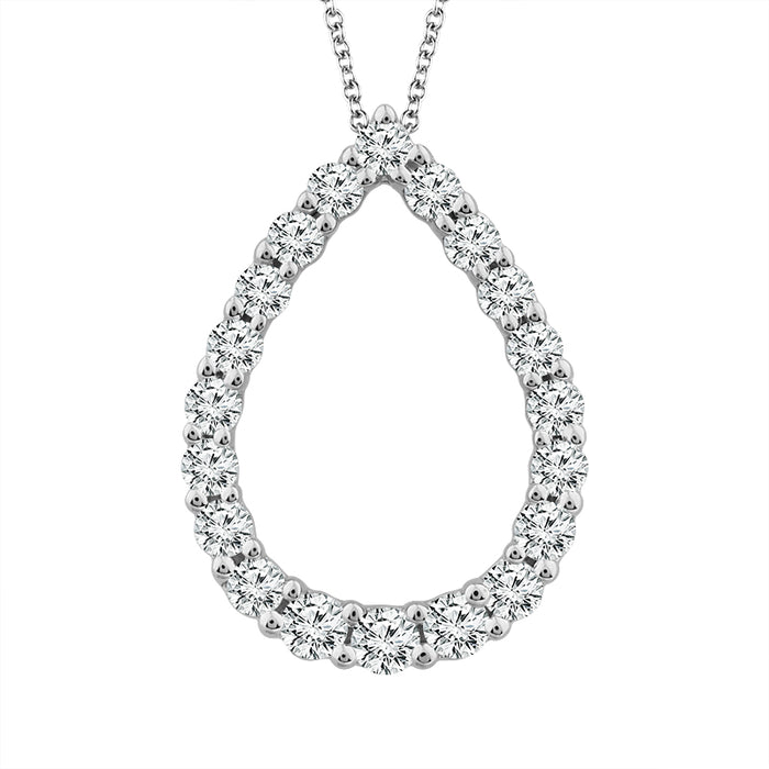 Diamond Fashion Pendant 0.10 ct tw 14k White Gold-PF5736A78W4