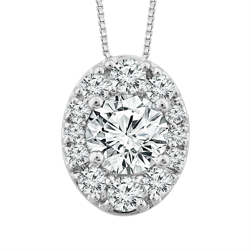 Diamond Fashion Pendant 0.50 ct tw 14k White Gold-PF6246A66W4BC