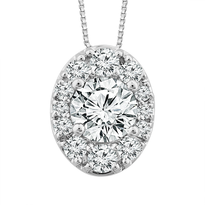 Diamond Fashion Pendant 0.50 ct tw 14k White Gold-PF6246A66W4BC