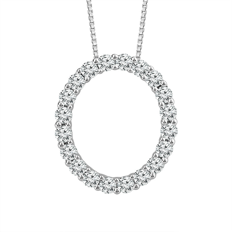 Diamond Fashion Pendant 0.75 ct tw 10k White Gold-PF7137A78W0