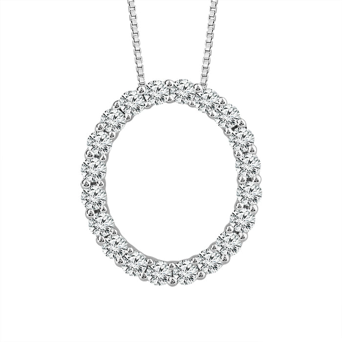 Diamond Fashion Pendant 0.75 ct tw 14k White Gold-PF7137A78W4