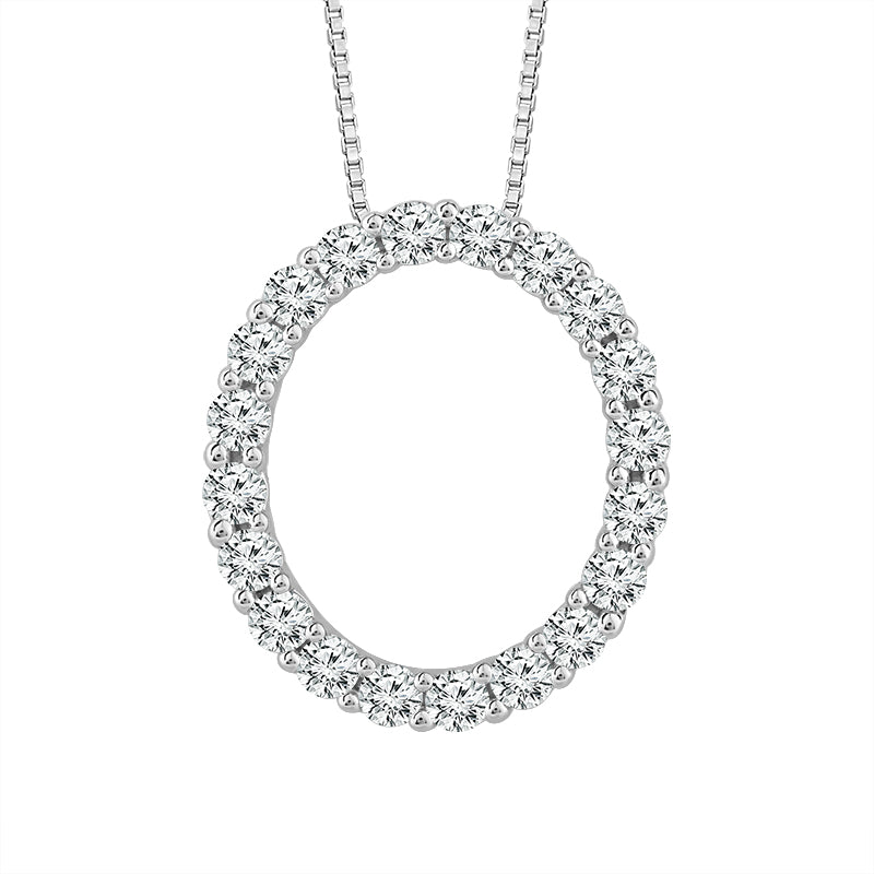 Diamond Fashion Pendant 0.5 ct tw 10k White Gold-PF7139A78W0