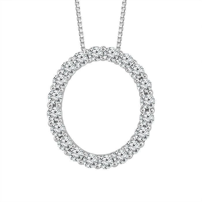 Diamond Fashion Pendant 0.5 ct tw 10k White Gold-PF7139A78W0
