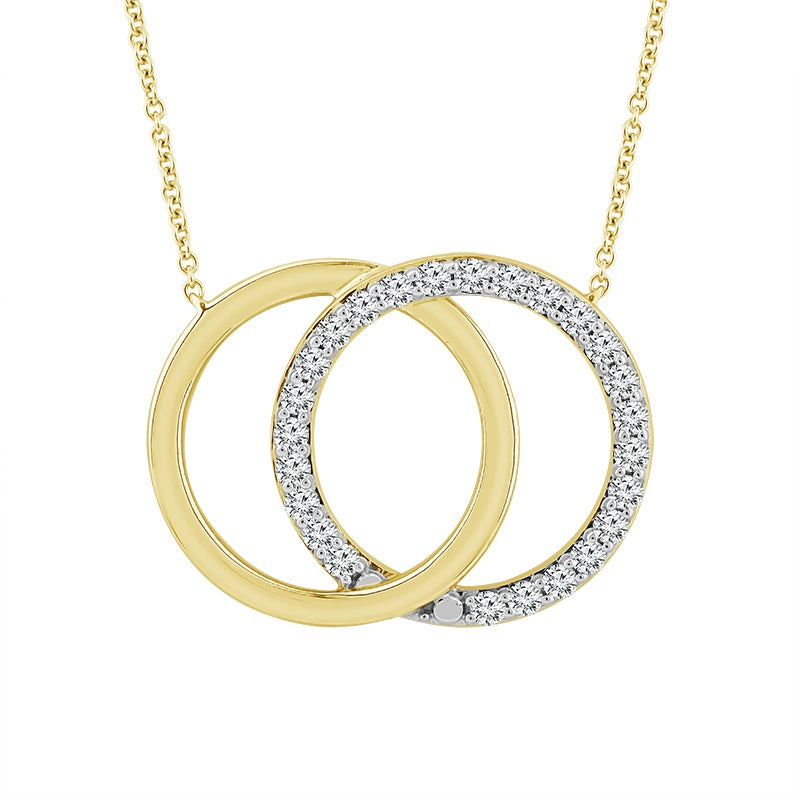 Diamond Fashion Pendant 0.30 ct tw Round 14k Yellow Gold-PF8100A78Y4