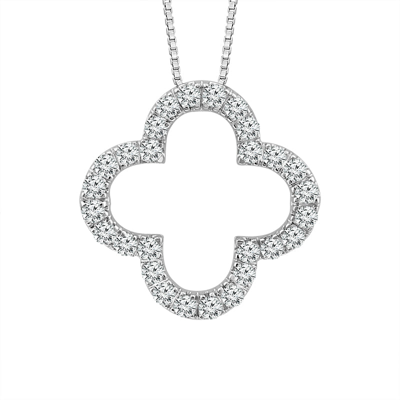 Diamond Fashion Pendant 0.25 ct tw 10k White Gold-PF8695A78W0