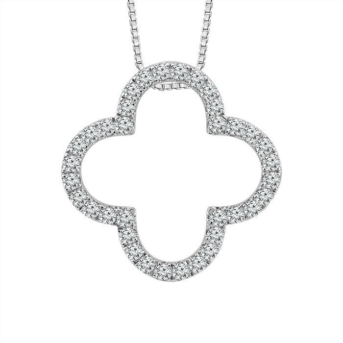 Diamond Fashion Pendant 0.50 ct tw 10k White Gold-PF8696A78W0