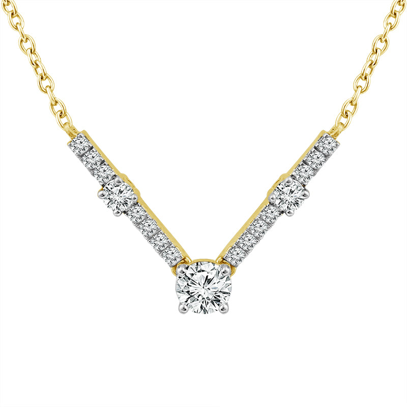 Diamond Fashion Pendant 0.75 ct tw 10k Yellow Gold-PF9215A66Y0