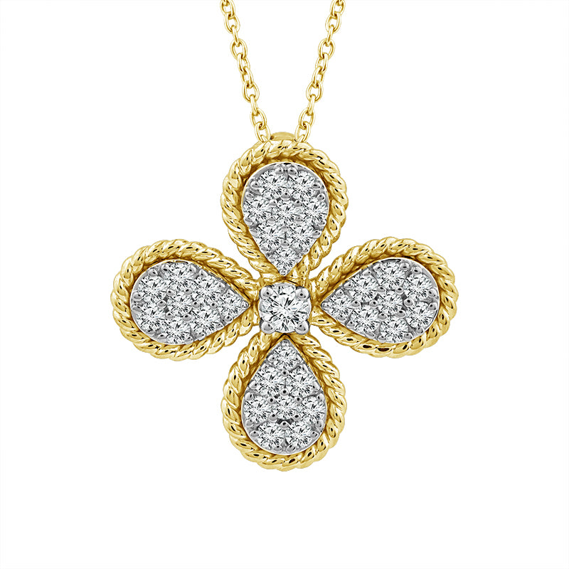 Diamond Fashion Pendant 0.50 ct tw 10k Yellow Gold-PF9257A78Y0