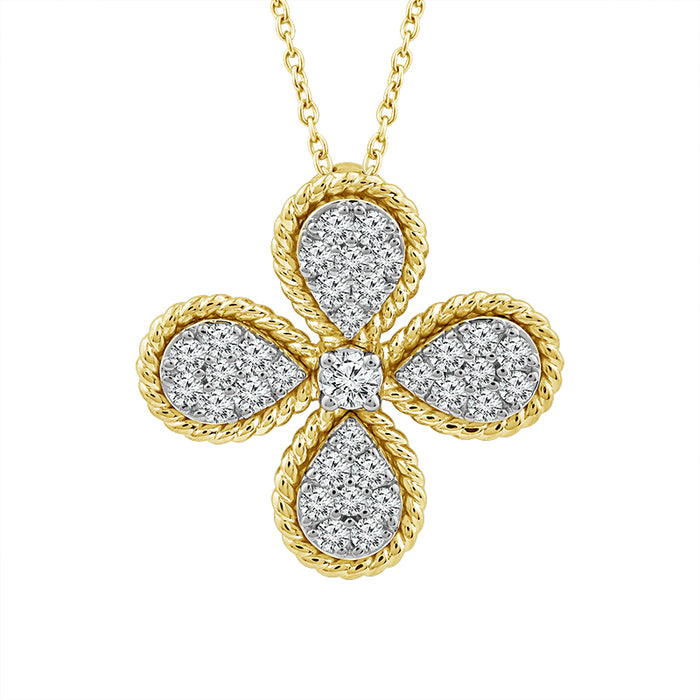 Diamond Fashion Pendant 0.50 ct tw 10k Yellow Gold-PF9257A78Y0