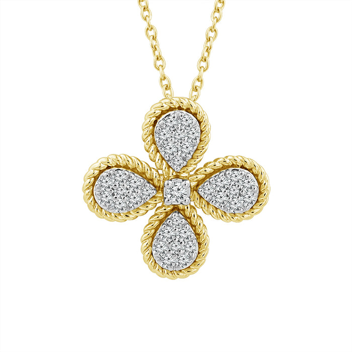 Diamond Fashion Pendant 0.25 ct tw 10k Yellow Gold-PF9258A78Y0