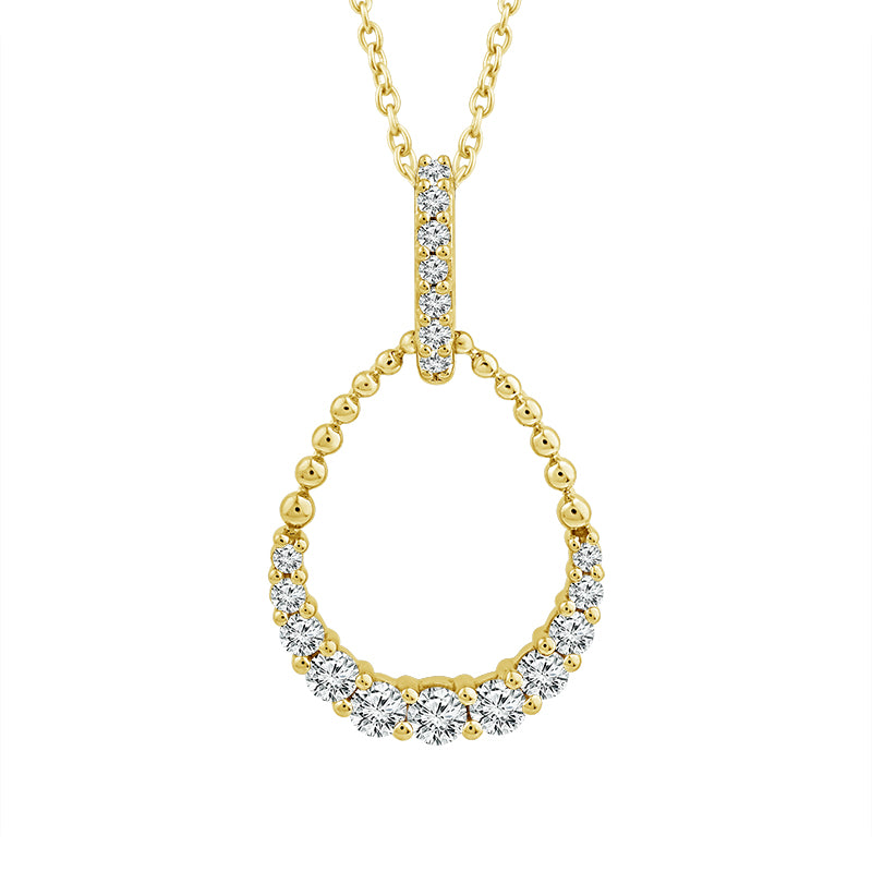 Diamond Fashion Pendant 0.40 ct tw 10k Yellow Gold-PF9261A78Y0