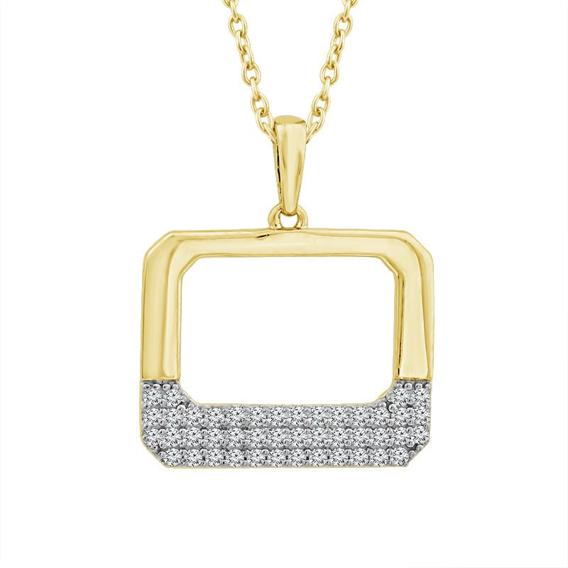Diamond Fashion Pendant 0.20 ct tw 10k Yellow Gold-PF9441A78Y0