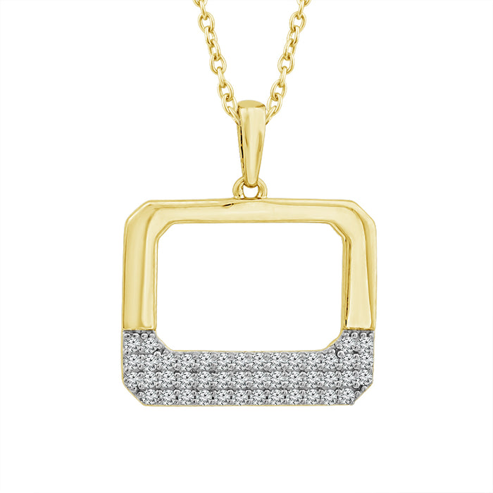 Diamond Fashion Pendant 0.20 ct tw 10k Yellow Gold-PF9441A78Y0