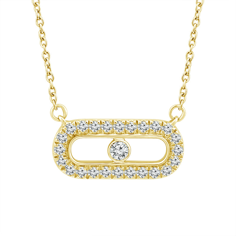 Diamond Fashion Pendant 0.20 ct tw 10k Yellow Gold-PF9986A78Y0