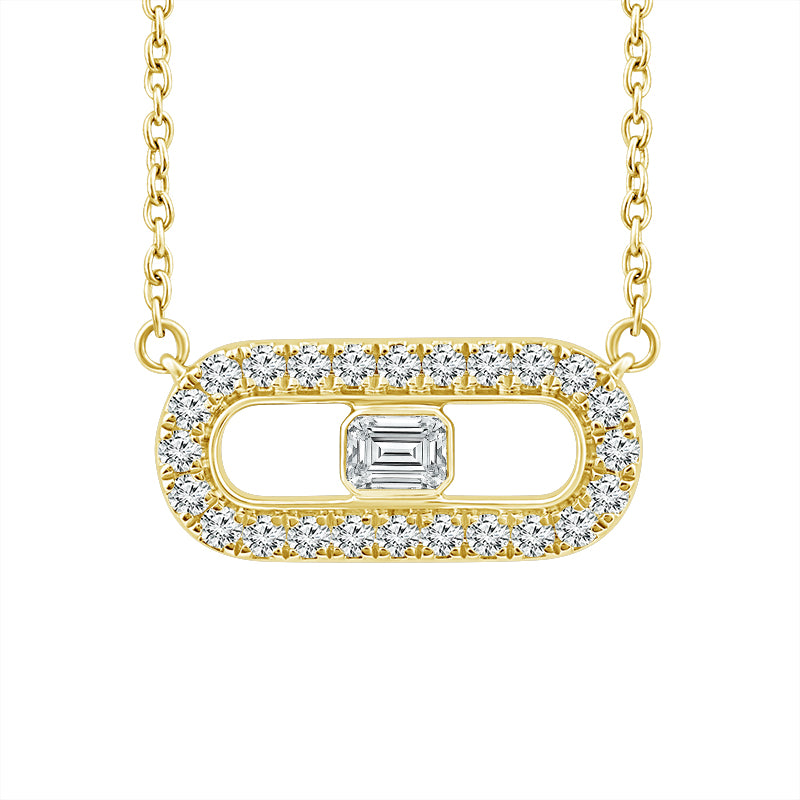 Diamond Fashion Pendant 0.40 ct tw 10k Yellow Gold-PF9994A34Y0