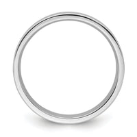 Platinum 4mm Flat Wedding Band-PFB040