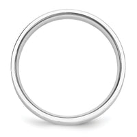 Platinum 5mm Flat Wedding Band-PFB050