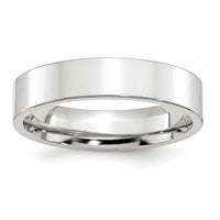 Platinum 5mm Flat Wedding Band-PFB050