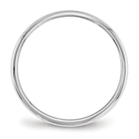 Platinum 2mm Half-Round Wedding Band-PHR020