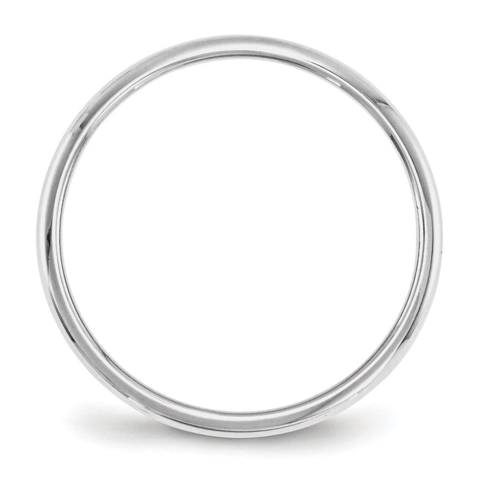 Platinum 2mm Half-Round Wedding Band-PHR020