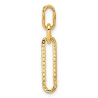 14K Polished Diamond Paperclip Link Pendant-PM10274-016-YAA