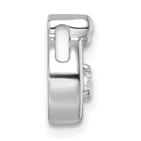 14k WG 2 Birthstone and Dia Mother/Child Chain Slide Semi-mount-PM10728/2W