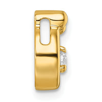 14k 2 Birthstone and Dia Mother/Child Chain Slide Semi-mount-PM10728/2Y