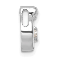14k WG 4 Birthstone and Dia Mother/Child Chain Slide Semi-mount-PM10728/4W