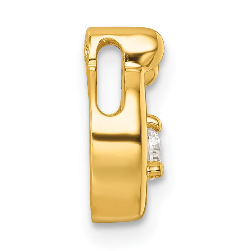 14k 4 Birthstone and Dia Mother/Child Chain Slide Semi-mount-PM10728/4Y