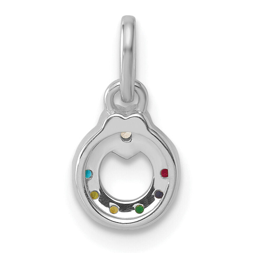 14k WG Dia. Heart w/6 Birthstone Mother's Circle Pend Semi-Mount-PM10729/6W