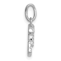 14k White Gold Twisted .07 ct. Diamond Initial G Charm-PM10732G-WA