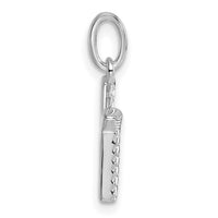 14k White Gold Twisted .05 Ct. Diamond Initial K Charm-PM10732K-WA