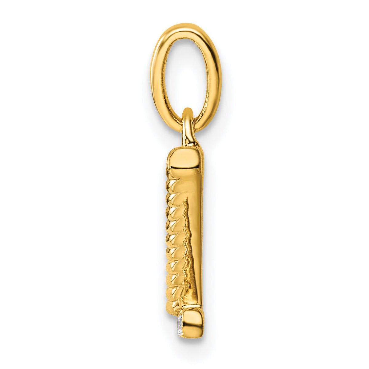14k Twisted .05 ct. Diamond Initial Z Charm-PM10732Z-YA