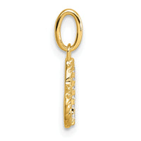 14K Polished Diamond Twisted Heart Pendant-PM10750-005-YAA
