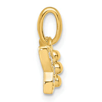 14K Polished Diamond Butterfly Pendant-PM10755-010-YAA