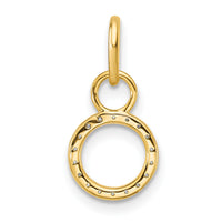 14K Polished Diamond Open Circle Charm-PM10772-010-YAA