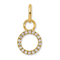 14K Polished Diamond Open Circle Charm-PM10772-010-YAA