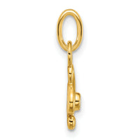 14K Polished Diamond Music Treble Clef Charm-PM10775-002-YAA