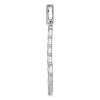 14k White Gold 3/4ct. Diamond Teardrop Pendant-PM3829-075-WA