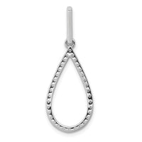 14k White Gold 1/2ct. Diamond Teardrop Pendant-PM3832-050-WA