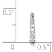 14k White Gold 1/10ct. Diamond Fancy Chain Slide-PM3872-010-WA