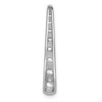 14k White Gold 3/4ct. Diamond Fancy Chain Slide-PM3872-075-WA